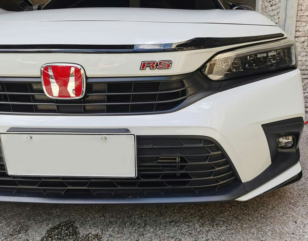 3PCS JDM Red H Emblem Front & Rear 2022+ Honda Civic