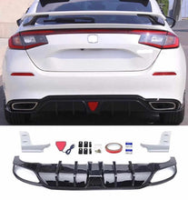 Load image into Gallery viewer, MC Style Rear Bumper Diffuser Lip 2022-2023 Civic Hatchback 11thgen