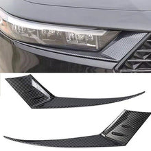 Load image into Gallery viewer, Carbon Style Front Headlight Eyebrow Cover Trim 2023 2024 Honda Accord