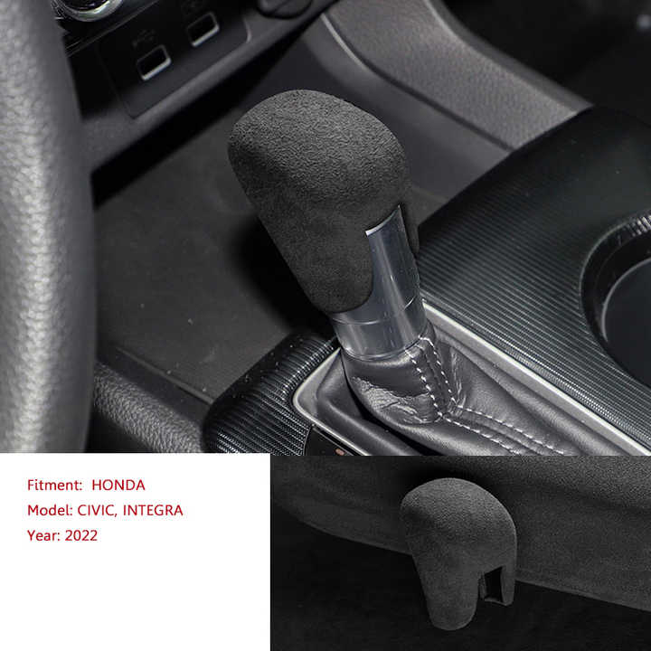 Alcantara Armrest Box Water Cup Panel Cover 2022 2023 Honda Civic / Integra