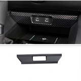Carbon Style USB Power Socket Panel Cover Trim 2023 2024 Honda Accord