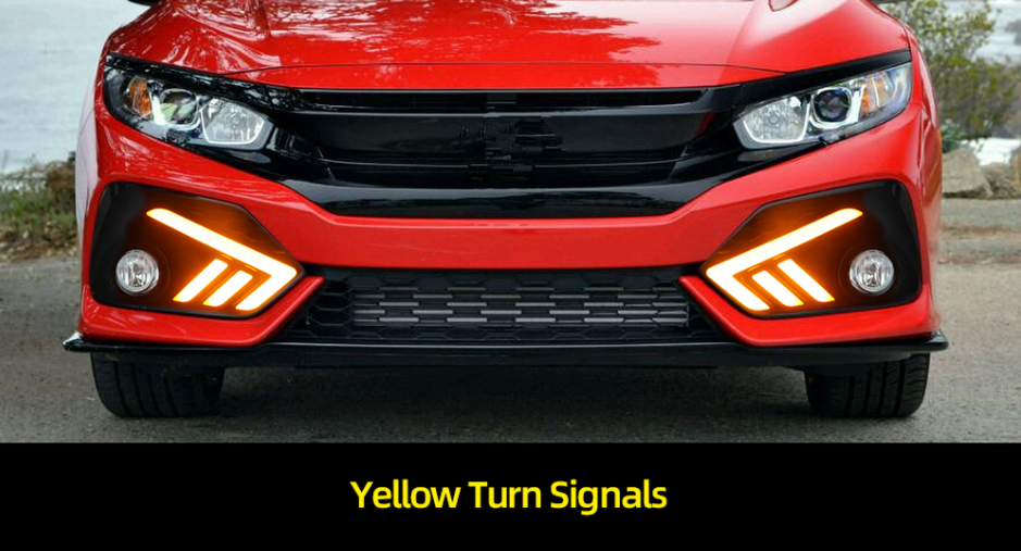 LED Front Bumper Turn Signal and Daytime Light 2017+ Honda Civic