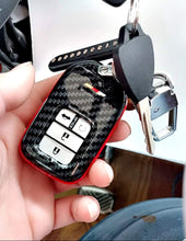 Load image into Gallery viewer, Carbon Fiber MG Style Car Key Cover 2016+ Honda Civic