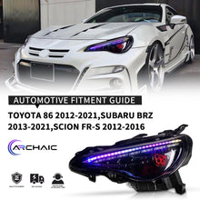 Load image into Gallery viewer, STR Style LED Sequential Headlights 2013+ Scion FRS BRZ 86