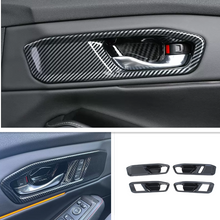 Load image into Gallery viewer, Carbon Style Inner Door Handle Bowl Cover Trim 2023 2024 Honda Accord