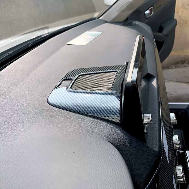 Carbon Style Dashboard Speaker Trim Cover 2023 2024 Honda Accord