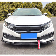 Load image into Gallery viewer, V4 Style Front Bumper Lip PU 2019+ Honda Civic