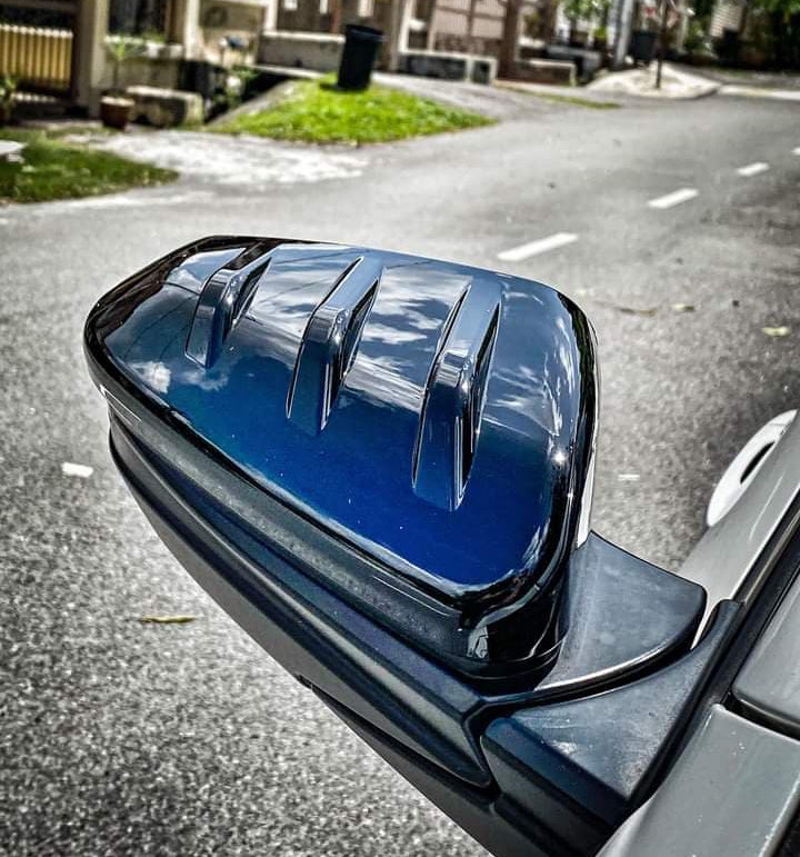 MG Style Side Mirror Cover Gloss Black 2016+ Honda Civic