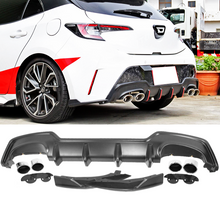Load image into Gallery viewer, T1 Style Rear Diffuser 2019+ Toyota Corolla 5Dr