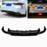 VR Style Rear Diffuser Lip With Light 2018+ Toyota Camry