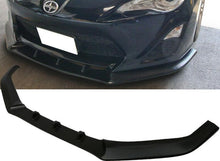 Load image into Gallery viewer, V3 Style Front Bumper Lip Spoiler PU Unpainted Black 2013+ Scion FRS