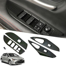 Load image into Gallery viewer, Carbon Style Window Switch Cover Trim 2019+ Toyota Corolla Hatchback