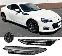 Load image into Gallery viewer, Forged Carbon Side Fender Shark Fin 2013+ Scion FRS Subaru BRZ Toyota 86
