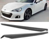 CS Style Side Skirt Extensions Pair Fits 2013+ Toyota 86 Scion FRS Subaru BRZ