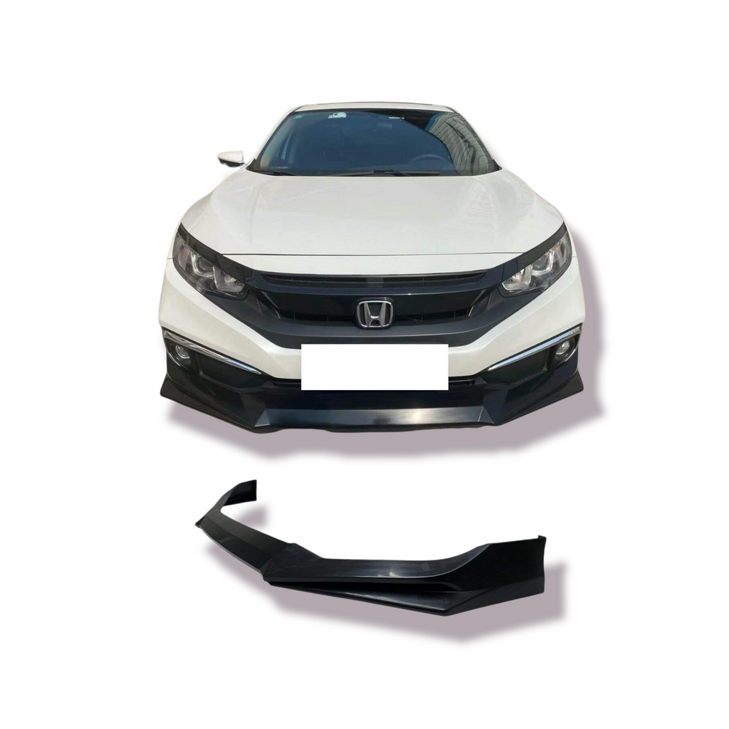 PR2 Style Front Bumper Lip PU 2019-2021 Honda Civic