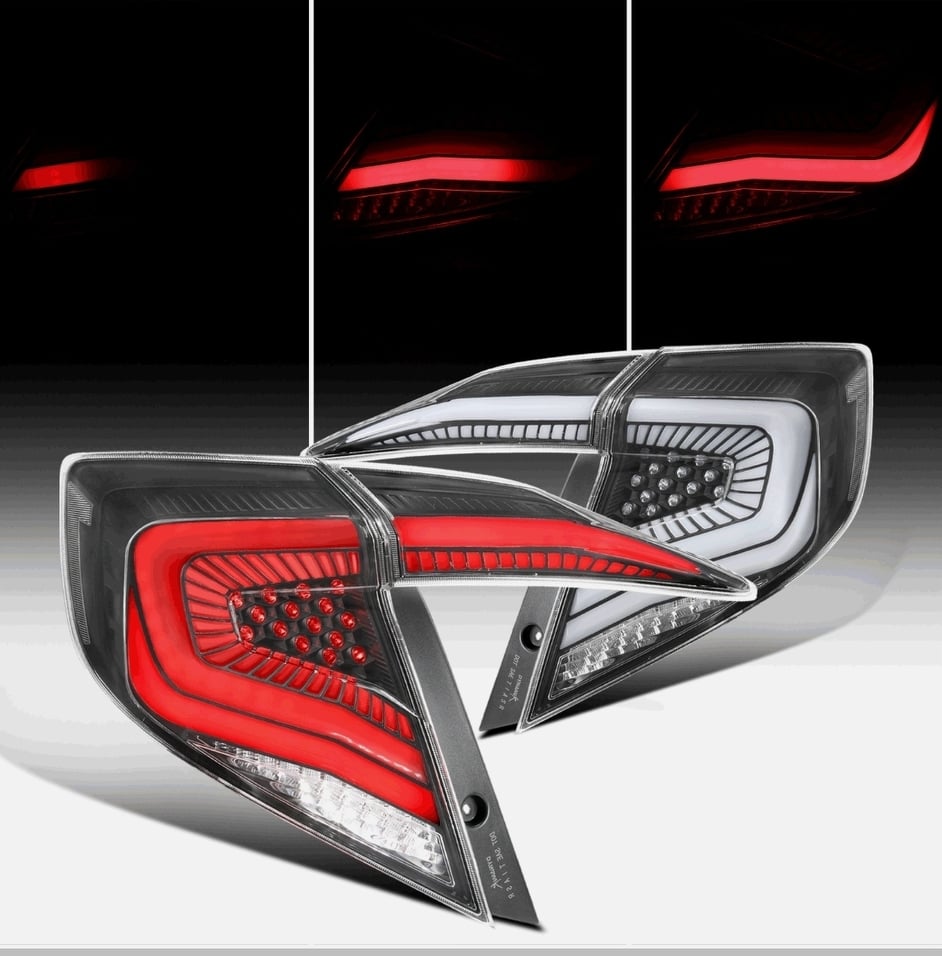 V2 LED Sequential Tail Light 2016+ Honda Civic Sedan