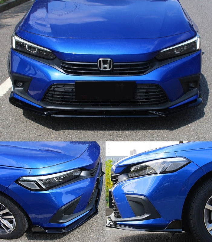 VS Style Front Bumper Lip PP 2022+ Honda Civic Sedan