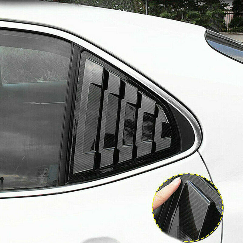 Carbon Fiber Rear Side Window Louver Cover 2018+ Toyota Camry