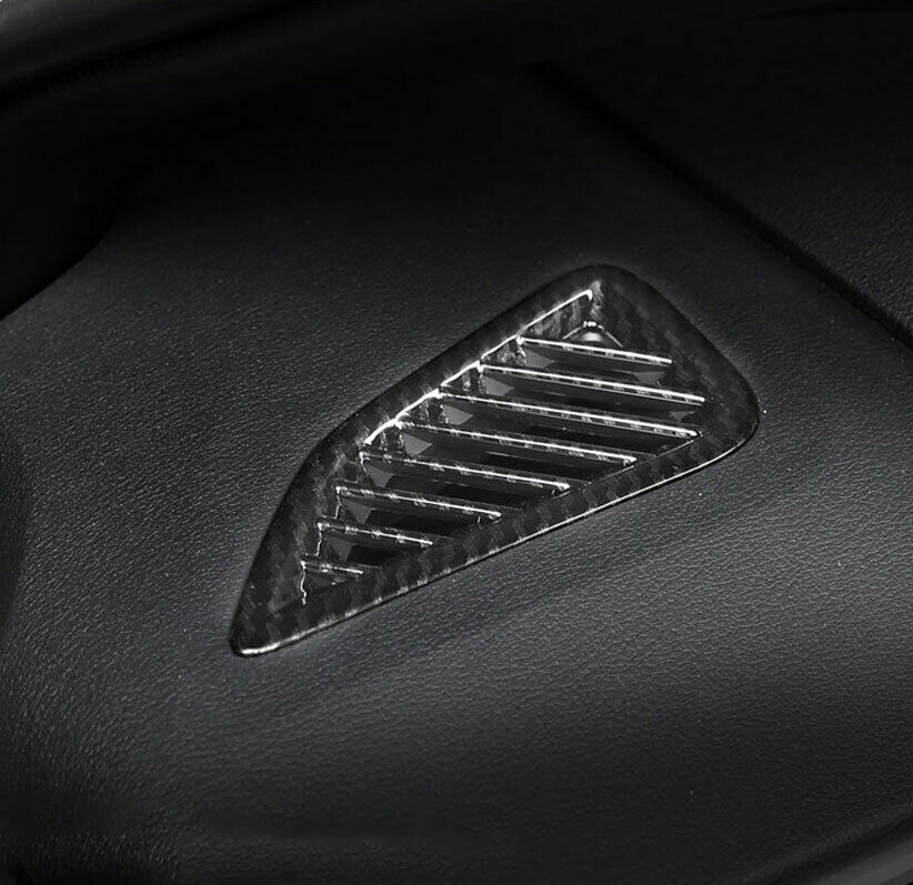 Carbon Fiber Style Dashboard Air Vent Trim 2019+ Toyota Corolla