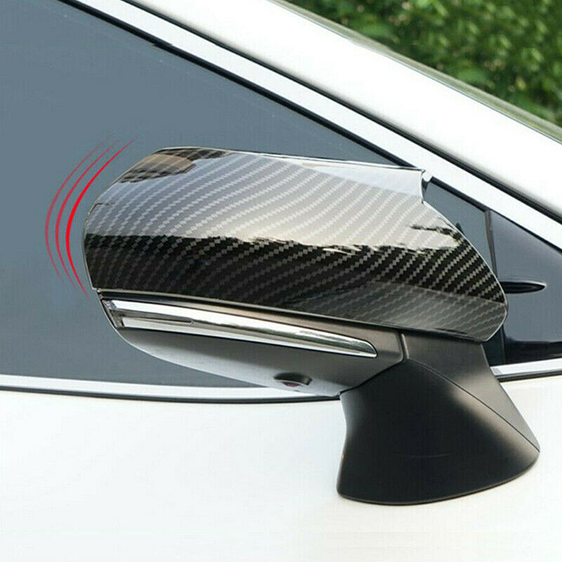 Carbon Fiber Horn Style Mirror Cover Trim 2018+ Toyota Camry