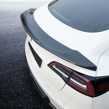 Load image into Gallery viewer, V2 Style Carbon Fiber Rear Trunk Spoiler 2017+ Tesla Model 3
