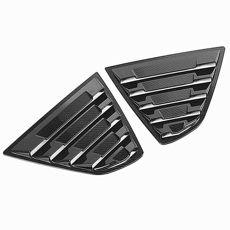Carbon Fiber Rear Side Window Louver Cover 2018+ Toyota Camry