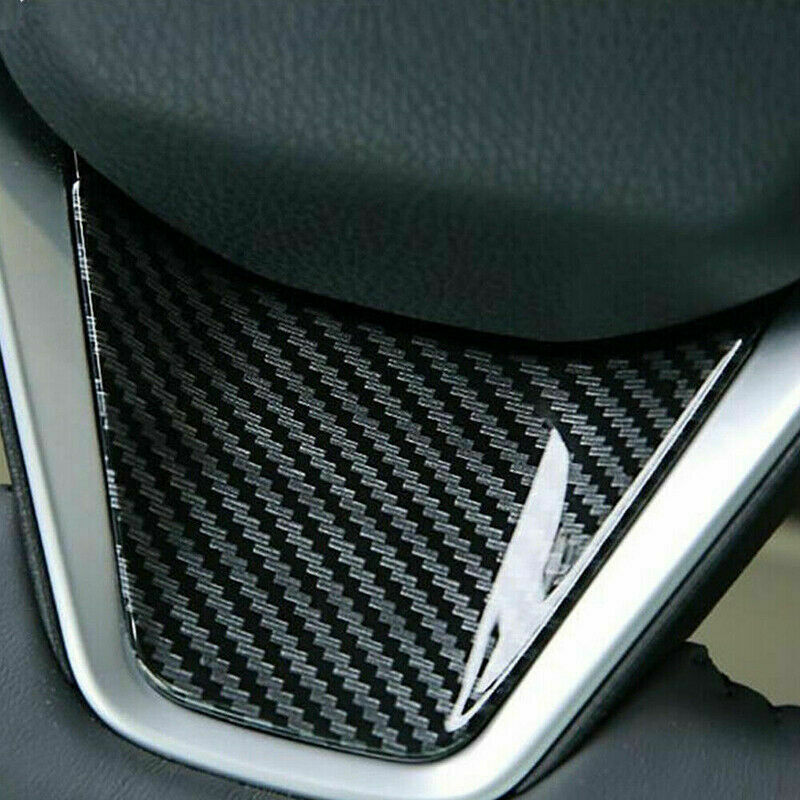 Carbon Fiber Style ABS Steering Wheel Cover Trim 2018+ Toyota Camry