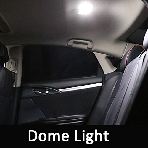 6PCS Super Bright 6000K Interior LED Light Bulbs 2016+ Honda Civic