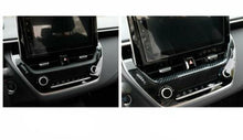 Load image into Gallery viewer, Central Console Air Outlet Vent Trim Carbon Fiber 2019+ Toyota Corolla