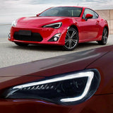 Sequential Projector LED Headlights 2012+ Toyota 86 & Subaru BRZ & Scion FRS