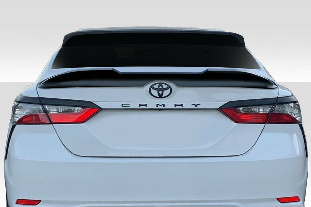 Carbon Fiber Print TRD Style Duckbill Trunk Spoiler 2018+ Toyota Camry