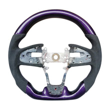 Load image into Gallery viewer, Purple Carbon Fiber Steering Wheel 2016+ Civic/Accord