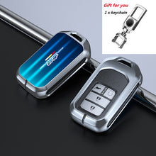 Load image into Gallery viewer, MG Style Alloy Car Key Fob Cover Shell Case 2016+ Honda Civic Accord CRV