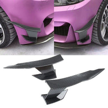 Load image into Gallery viewer, Universal Carbon Fiber Front Bumper Canard Splitter