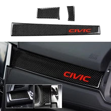 Civic Si Carbon Style Dashboard Panel Trim 2016+ Honda Civic