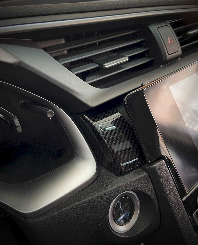 Carbon Fiber Center Panel Dashboard Trim Cover (6Pcs) 2016+ Honda Civi –  Primitive Performance Auto