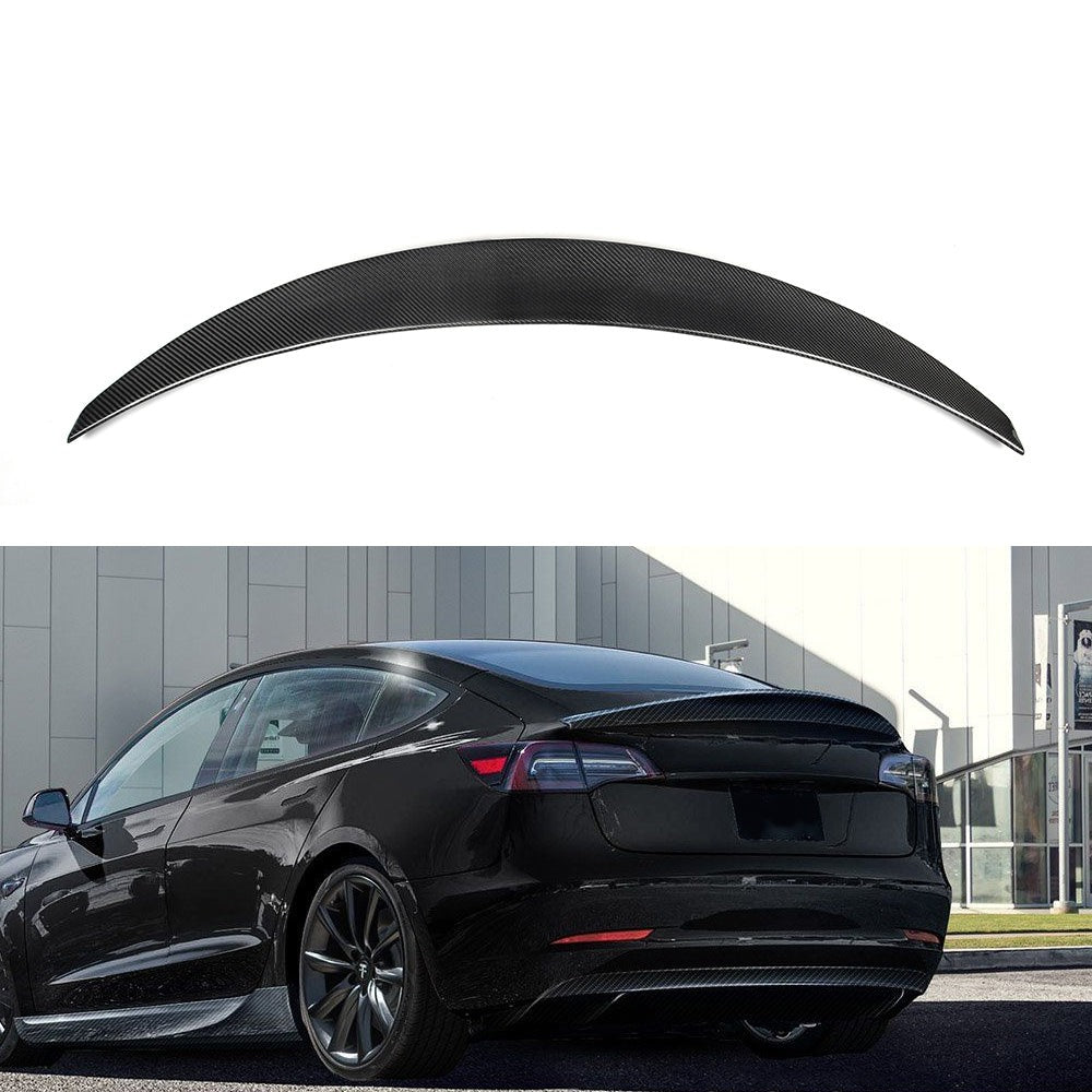 TK Style Carbon Fiber Spoiler 2018+ Tesla Model 3