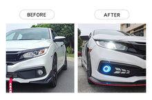 Load image into Gallery viewer, PR3 Style LED Front Bumper DRL Fog Lamp 2019-2021 Honda Civic