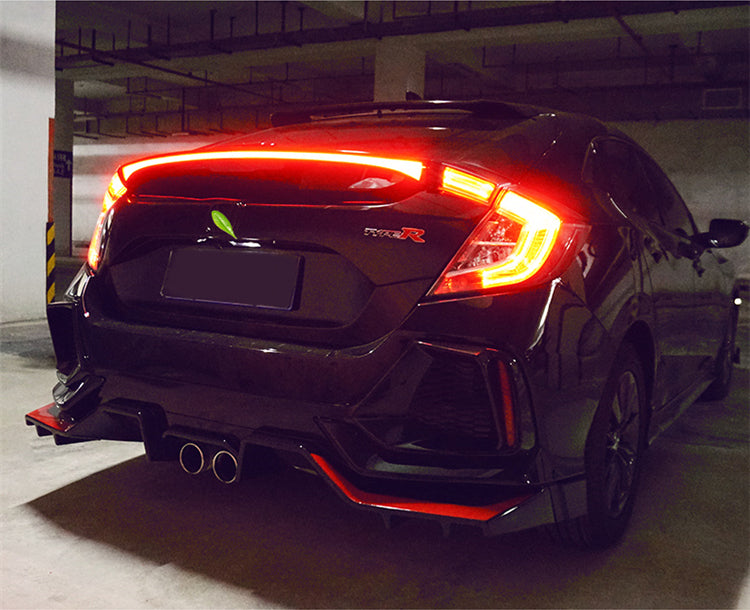 V1 Style Sequential Mid LED Trunk Light Bar 2017+ Honda Civic Hatchback