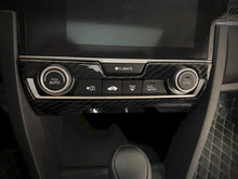 Load image into Gallery viewer, Carbon Fiber Center Console Panel Trim Cover 2016+ Honda Civic