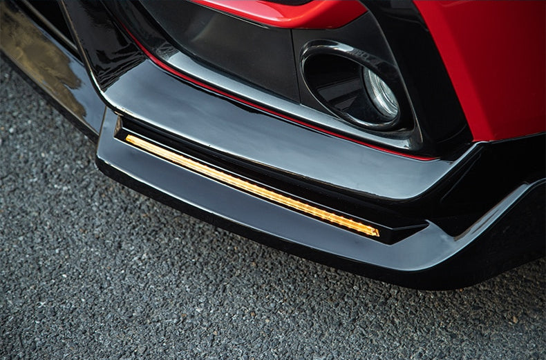 MC1 Style Sequential LED Front Bumper Lip 2017+ Honda Civic