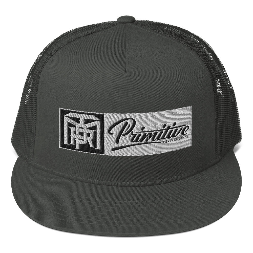 Box Monogram Primitive Snapback Hat - Black