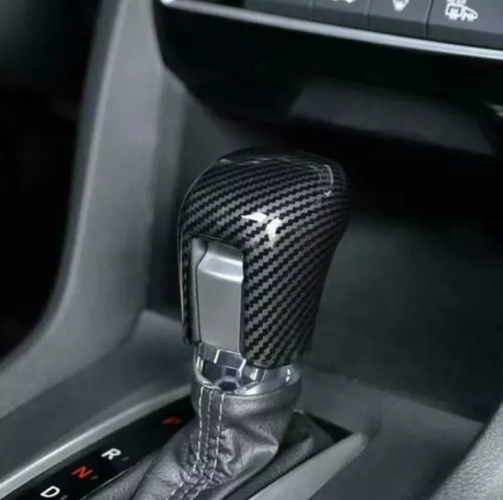 Carbon Fiber Gear Shift Knob Cover 2016+ Honda Civic