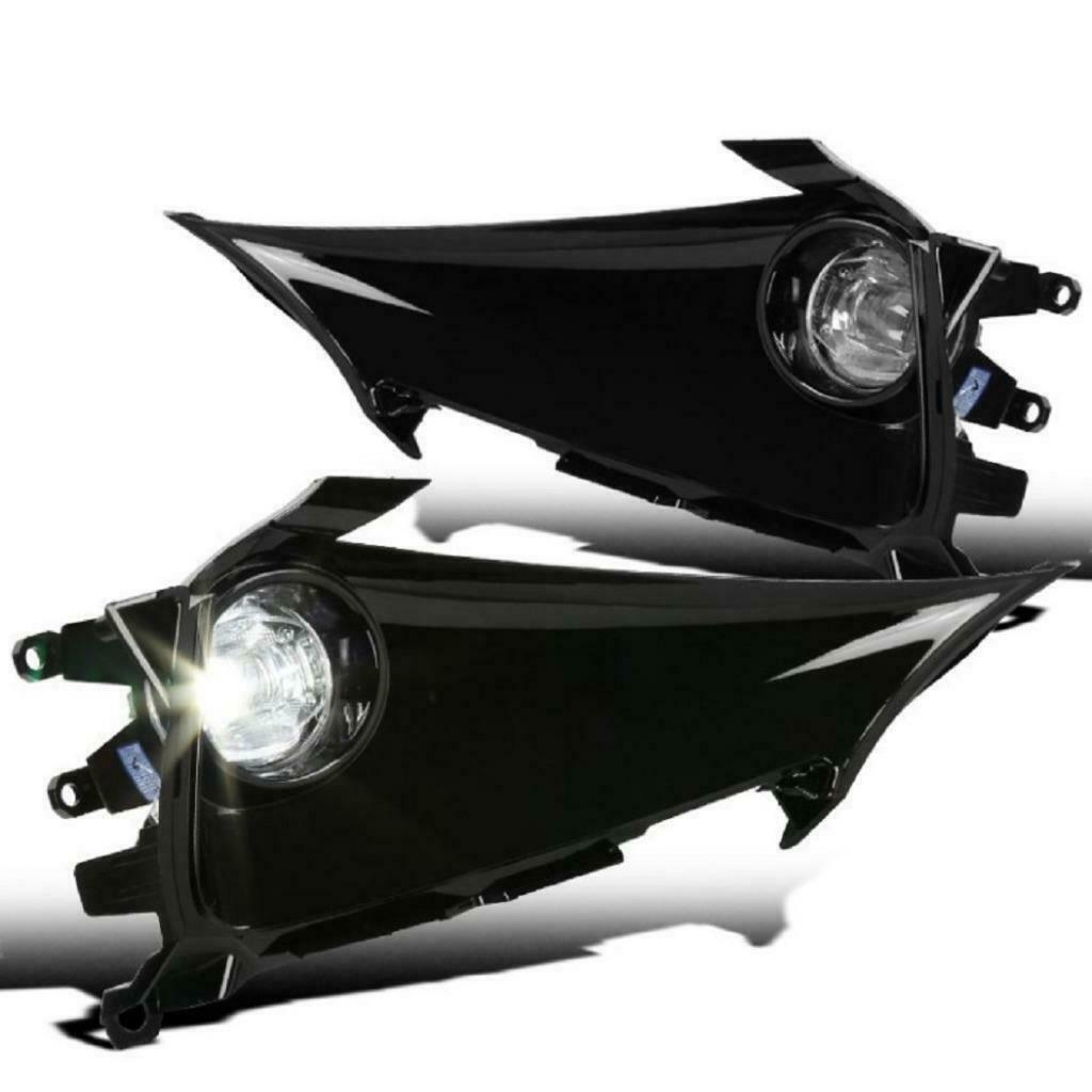 For 2019-2021 Toyota Corolla Hatchback Clear LED Fog Lights Bumper Driving Lamps