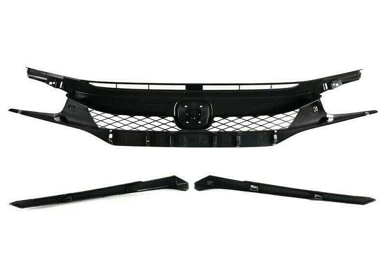 FK8 Style Front Bumper Grill 2016+ Civic