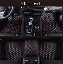 Load image into Gallery viewer, Premium Quality Custom Leather Diamond Car Floor Mats