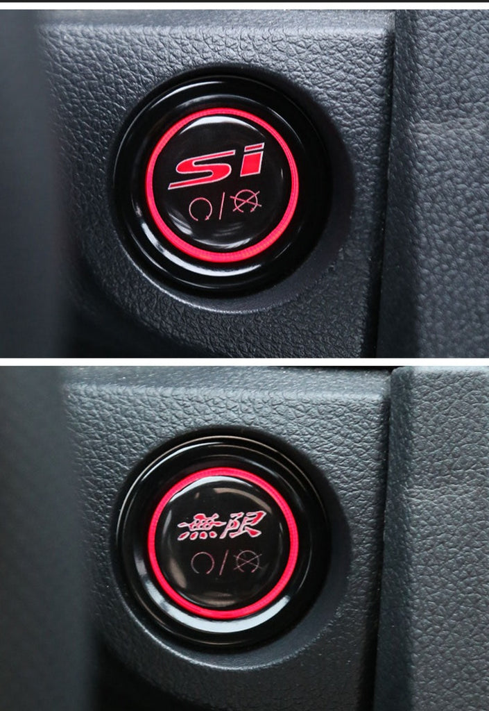 Engine Start Stop Buttons Ignition Trim Cover 2016-2022 Honda Civic