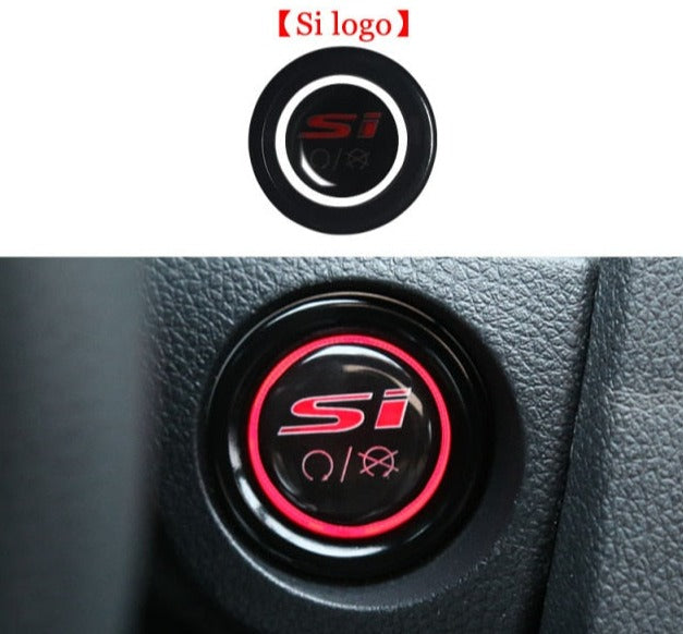Engine Start Stop Buttons Ignition Trim Cover 2016-2022 Honda Civic