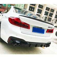 Load image into Gallery viewer, M5 Style Carbon Style Rear Diffuser 2017-2019 BMW G30 5 Series W/ M Sport Bumper