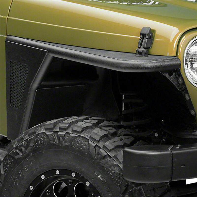 Driver & Passenger Armor Steel Front Fender Flares Jeep Wrangler TJ 1997-2006